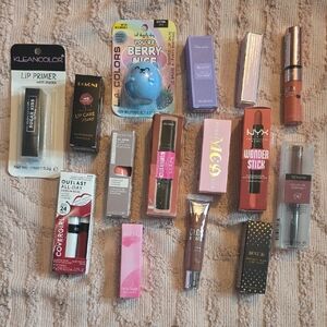 Lipcolor Variety Pack Of Fifteen Different Colors And Brands, All New.